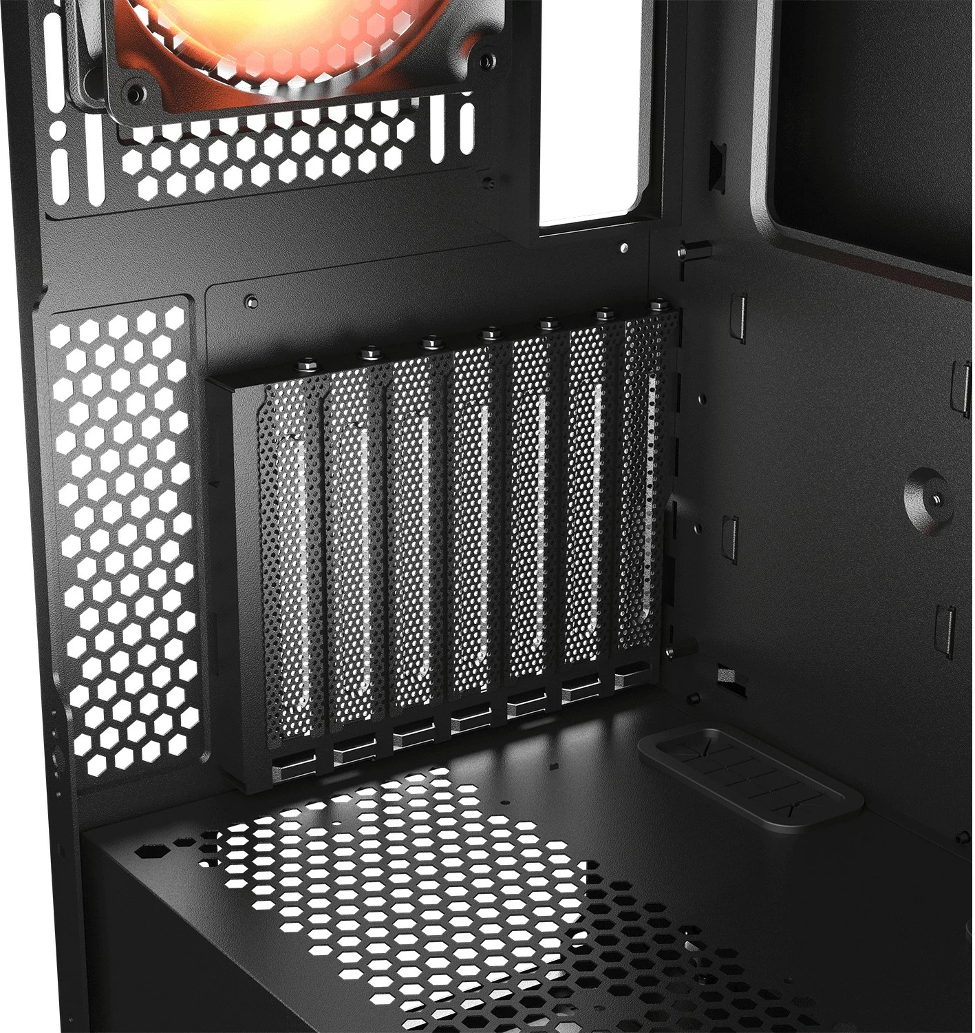 Midi računalniško ohišje Cougar Airface ECO, ARGB, črno