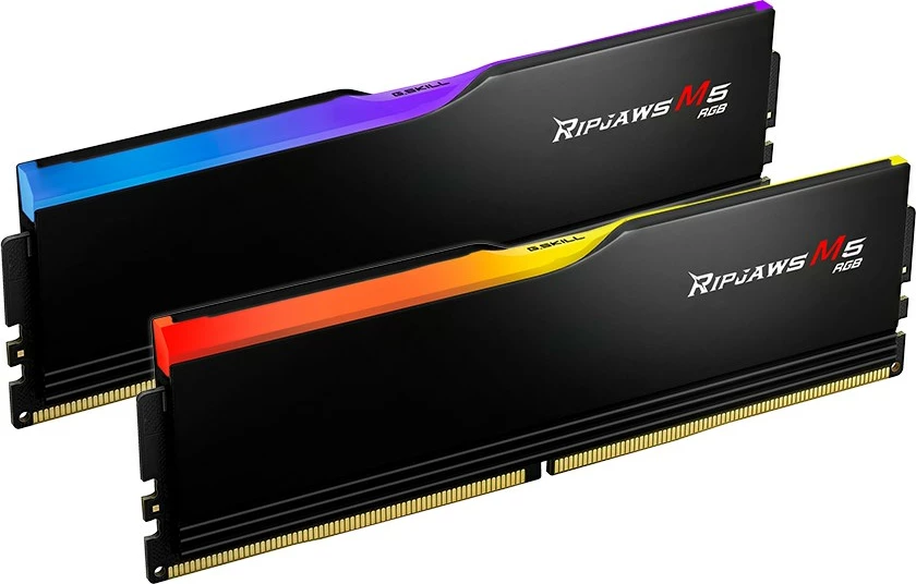 RAM pomnilnik 32 GB (2 x 16 GB), DDR5 6400 MHz, G.SKILL Ripjaws M5 RGB F5-6400J3239G16GX2-RM5RK