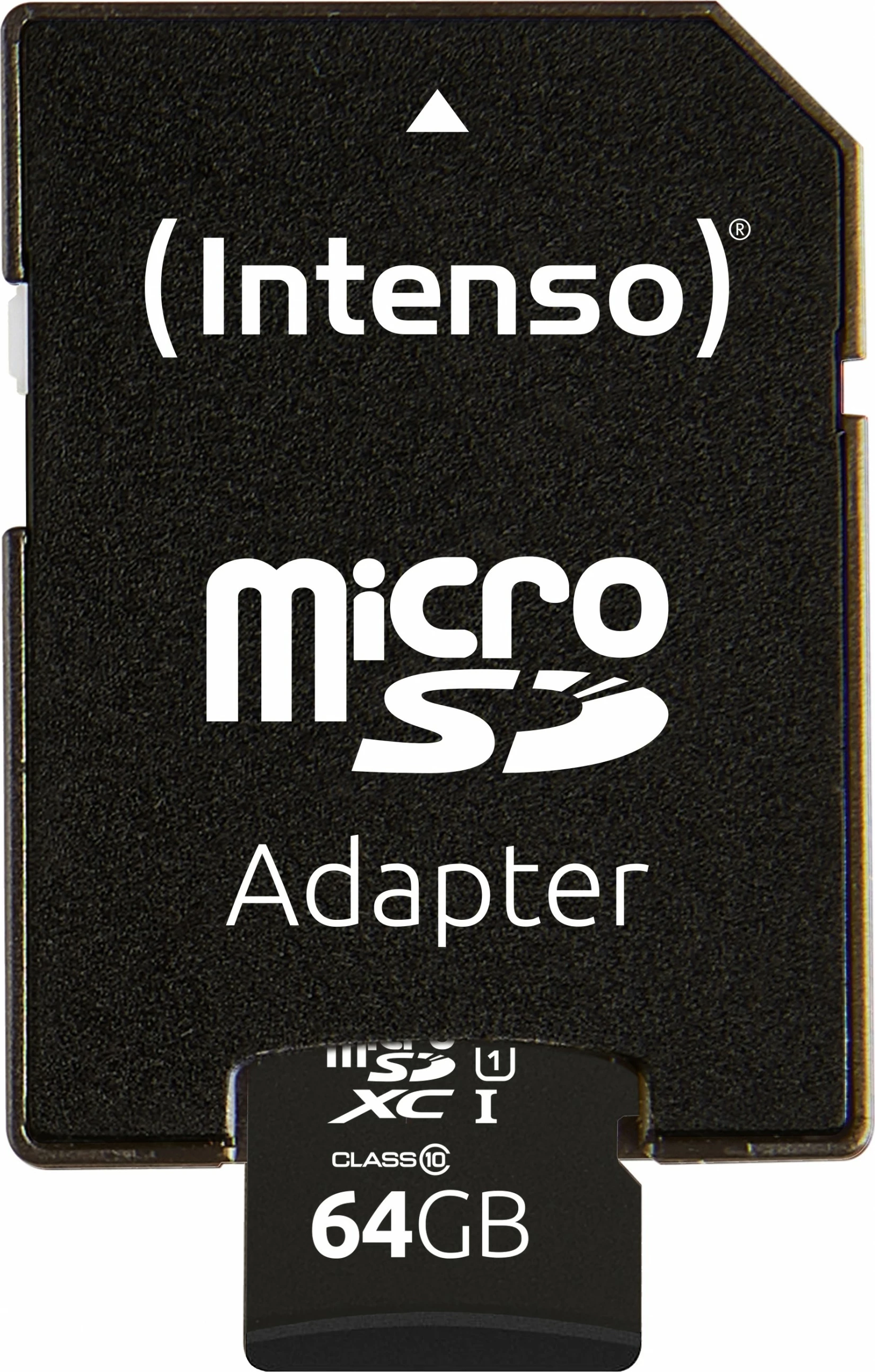 MicroSD kartica 64GB, Class 10, UHS-I, črna — Intenso