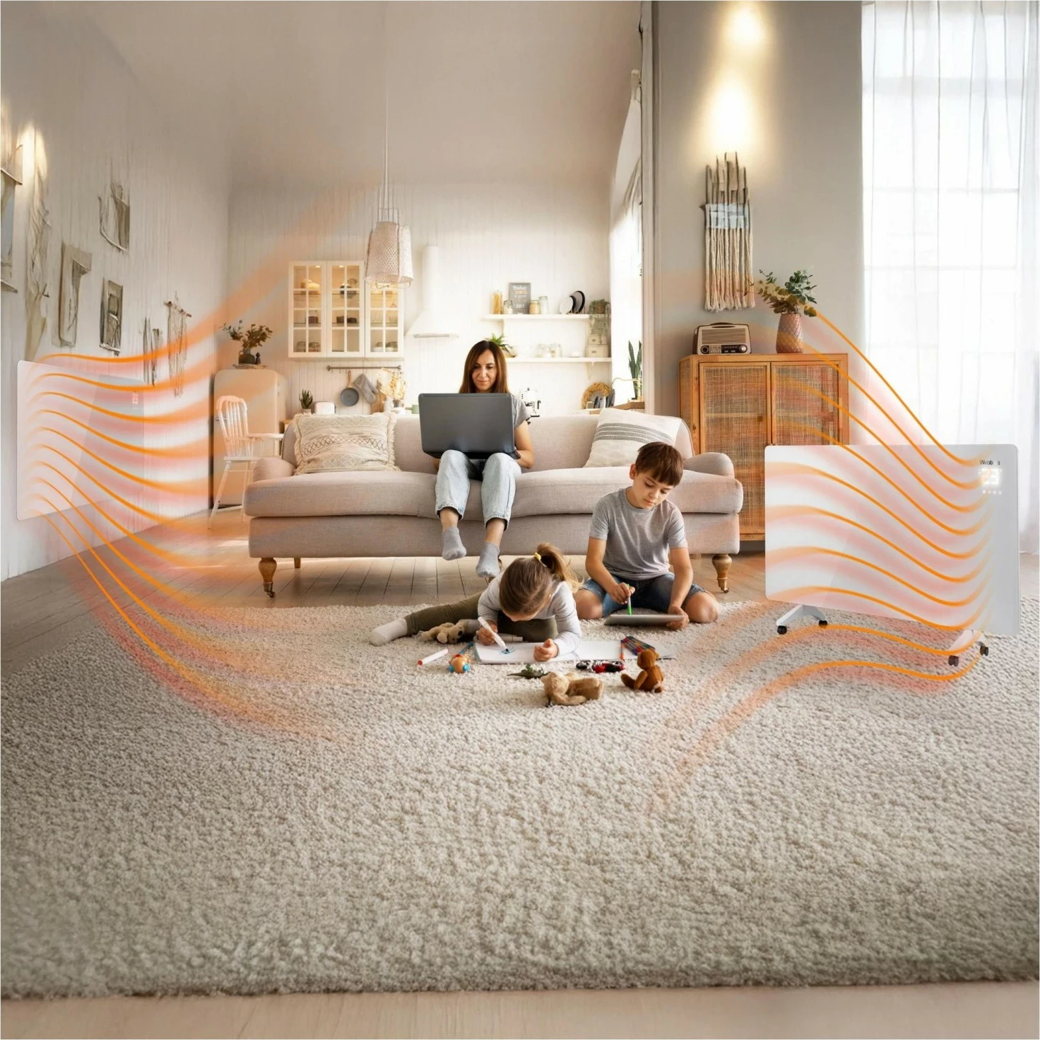 Grelnik 720 W, WiFi, bel, Webber Aura IGH720