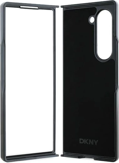 Ovitek za telefon za Samsung Galaxy Z Fold 6, karo vzorec, črn, DKNY