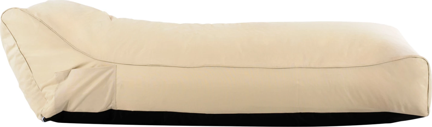 Profesionalni pouf z UV zaščito v bež barvi 210x80x45-60H cm