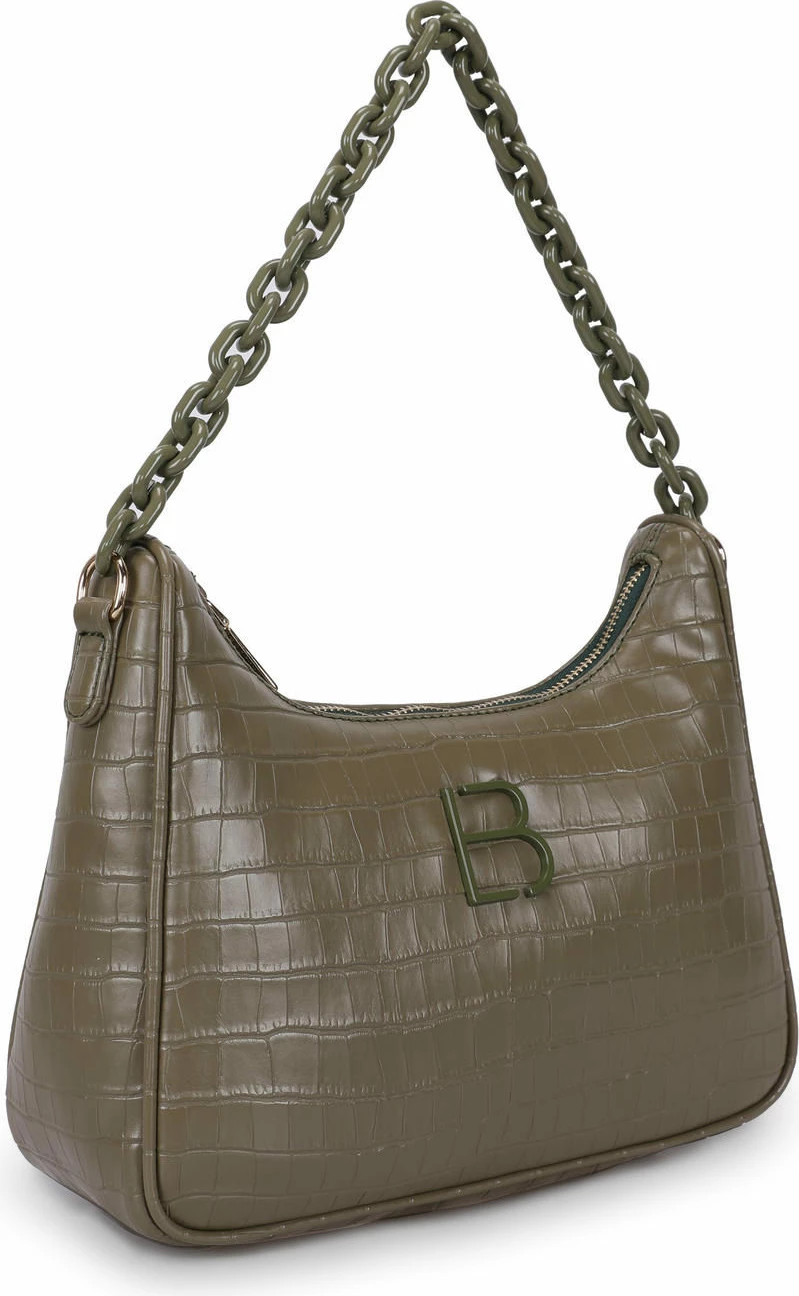 Torba za čez ramo, zelena, Croco Lucky Bees, 265