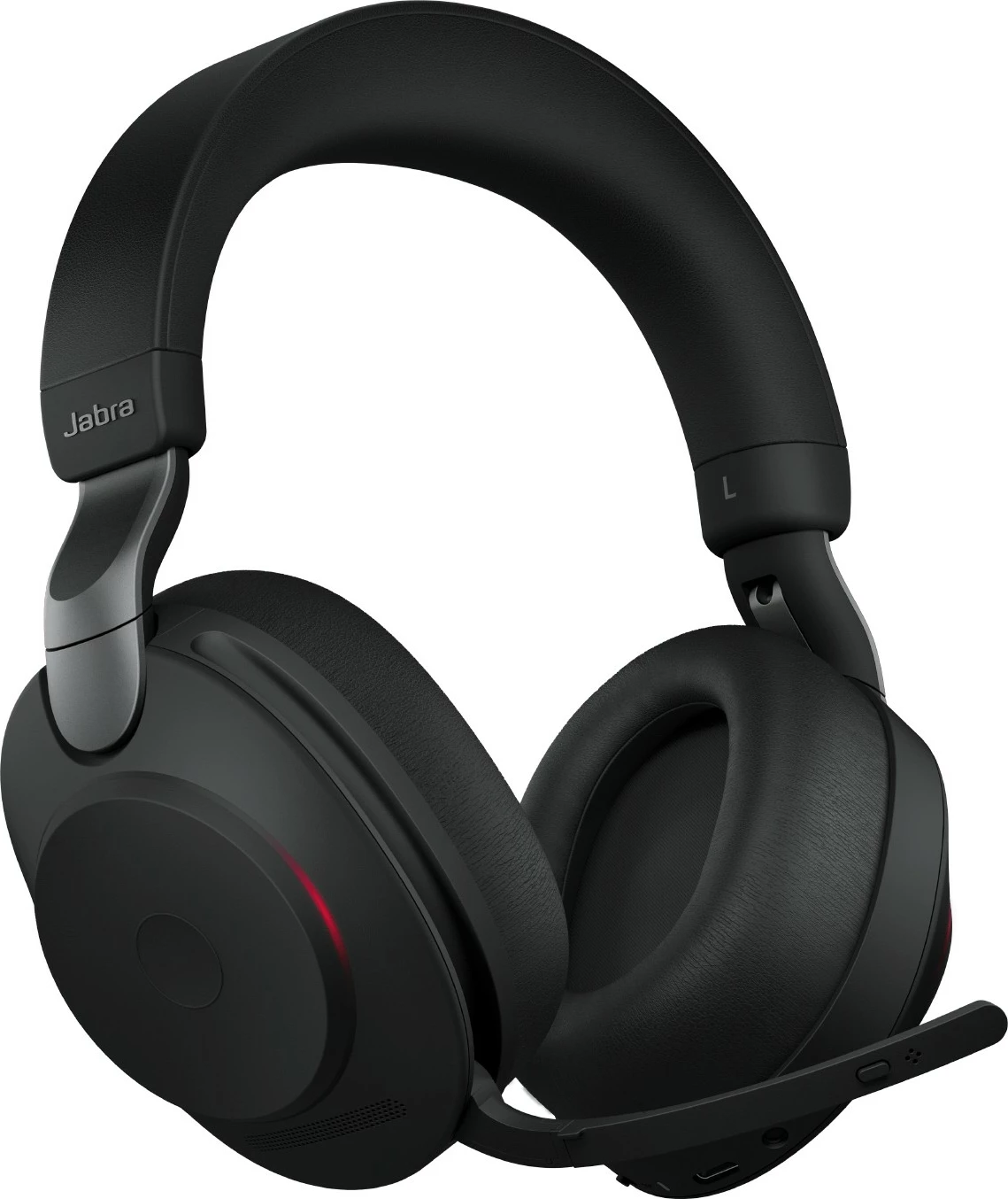 Slušalke z mikrofonom Jabra Evolve2 85, Link380a UC Stereo, žične in brezžične, pisarna/klicni center, 20 - 20000 Hz, 286 g, črne