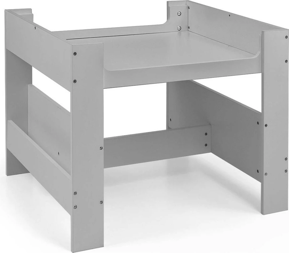 Otroški set miza z dvema stoloma Milly Mally Sven, MDF, sivo/bele