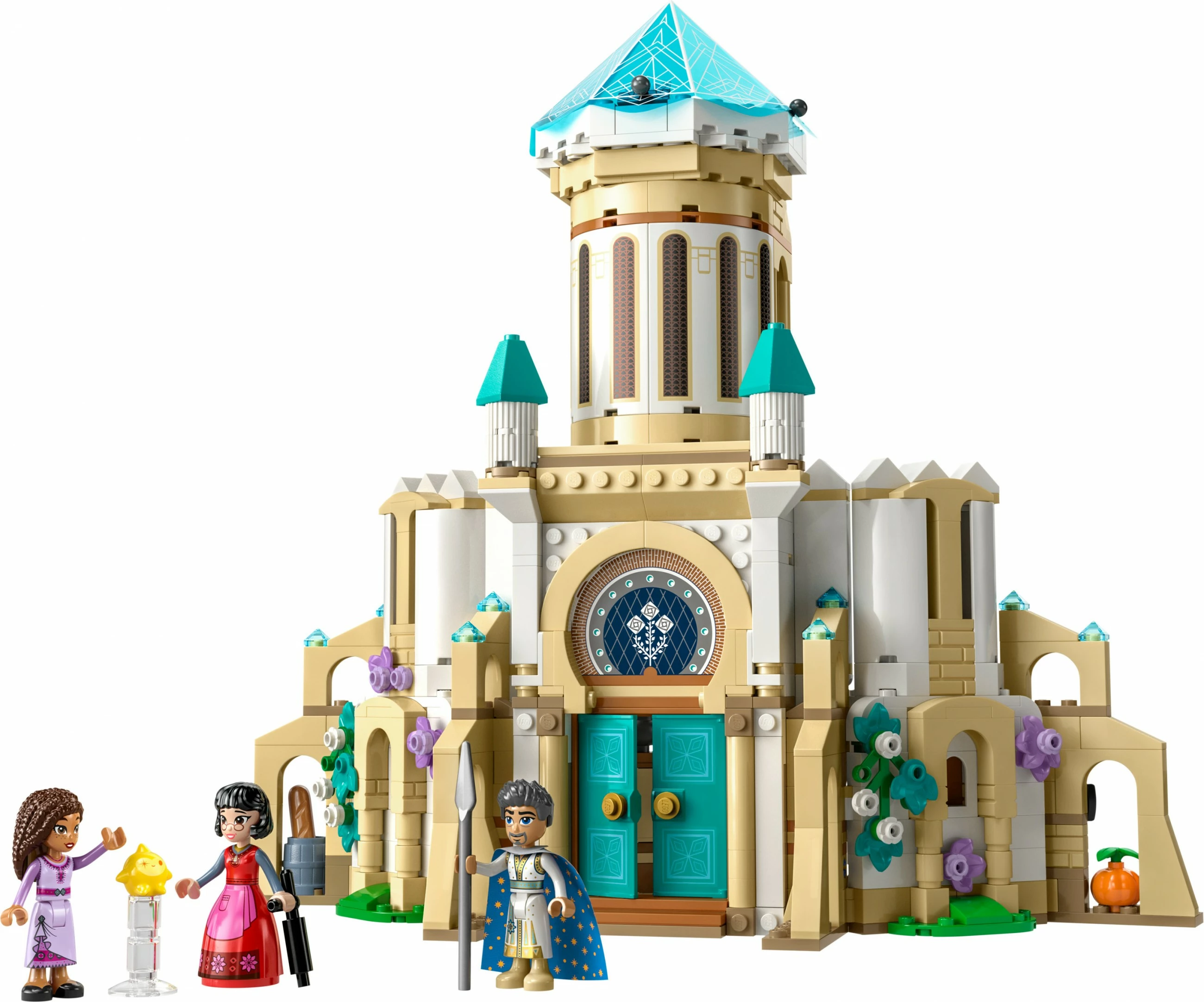 Komplet gradnje LEGO Disney Grad kralja Magnifica 43224, 613 kosov, večbarven