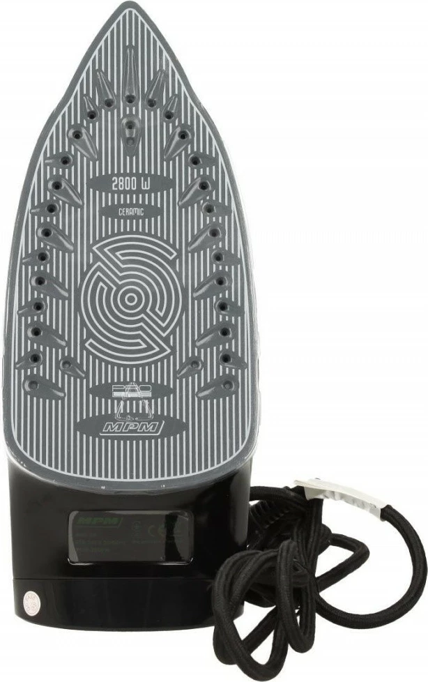 Parni likalnik, 2800 W, keramična podlaga, črno/zelena - MPM MZE-04/C