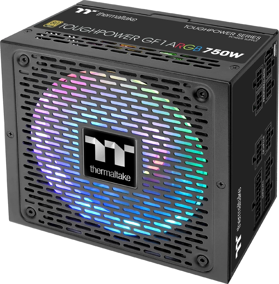 Napajalnik Thermaltake Toughpower GF1 Gold ARGB 750W, modularen, ARGB
