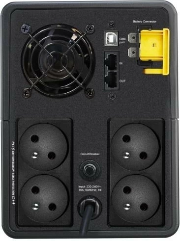 UPS APC BX950MI-FR, 950 VA, 520 W, 4 francoske vtičnice, črn