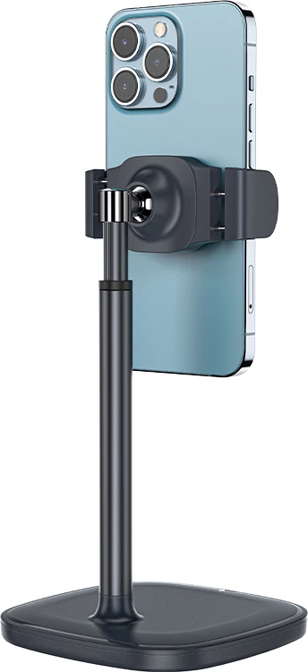 Stojalo za telefon za mizo, teleskopsko, črno Acefast E12