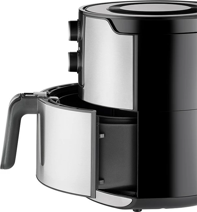 Friteza na vroči zrak, UNOLD 58655, 5 L, 1 kg, 80–200 °C, črna