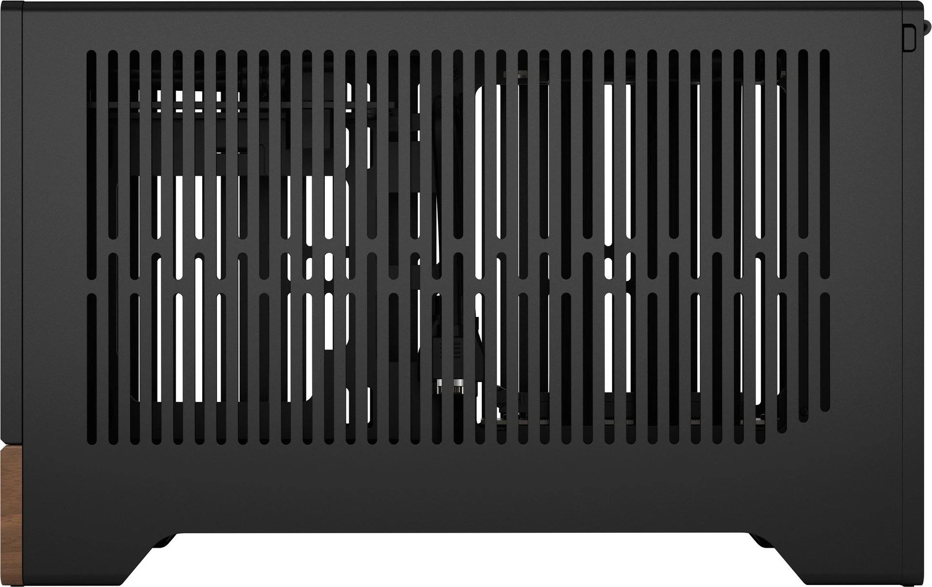 Računalniško ohišje Terra, Fractal Design, Mini-ITX, aluminij, oreh, grafit