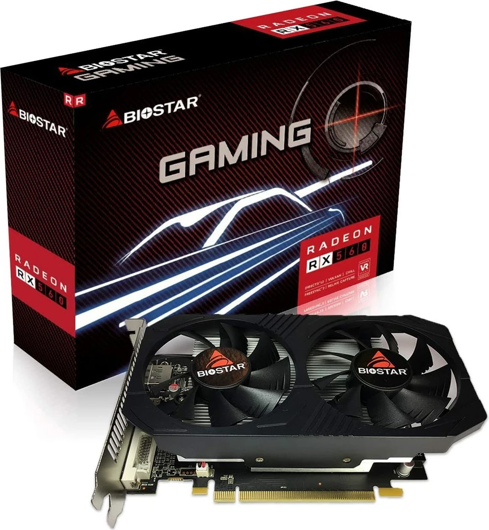 Grafična kartica Biostar VA5615RF41, AMD Radeon RX 560, 4 GB GDDR5