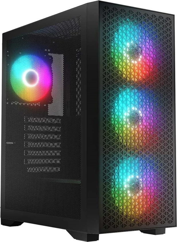 Računalniško ohišje LOGIC DART PRO ARGB MIDI USB-C, črno