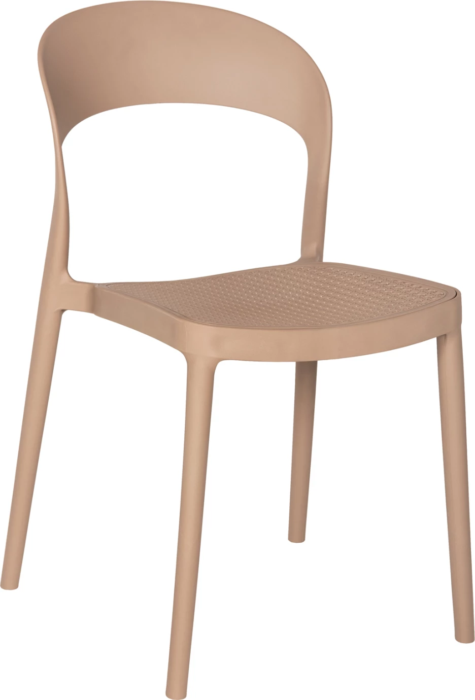 Stol iz polipropilena CLEO FH5936.03 kapučino 49x54,5x80,5H cm