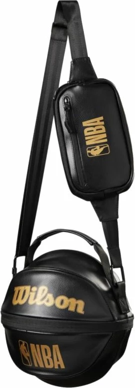 Torba za košarko, Wilson NBA 3in1, črna