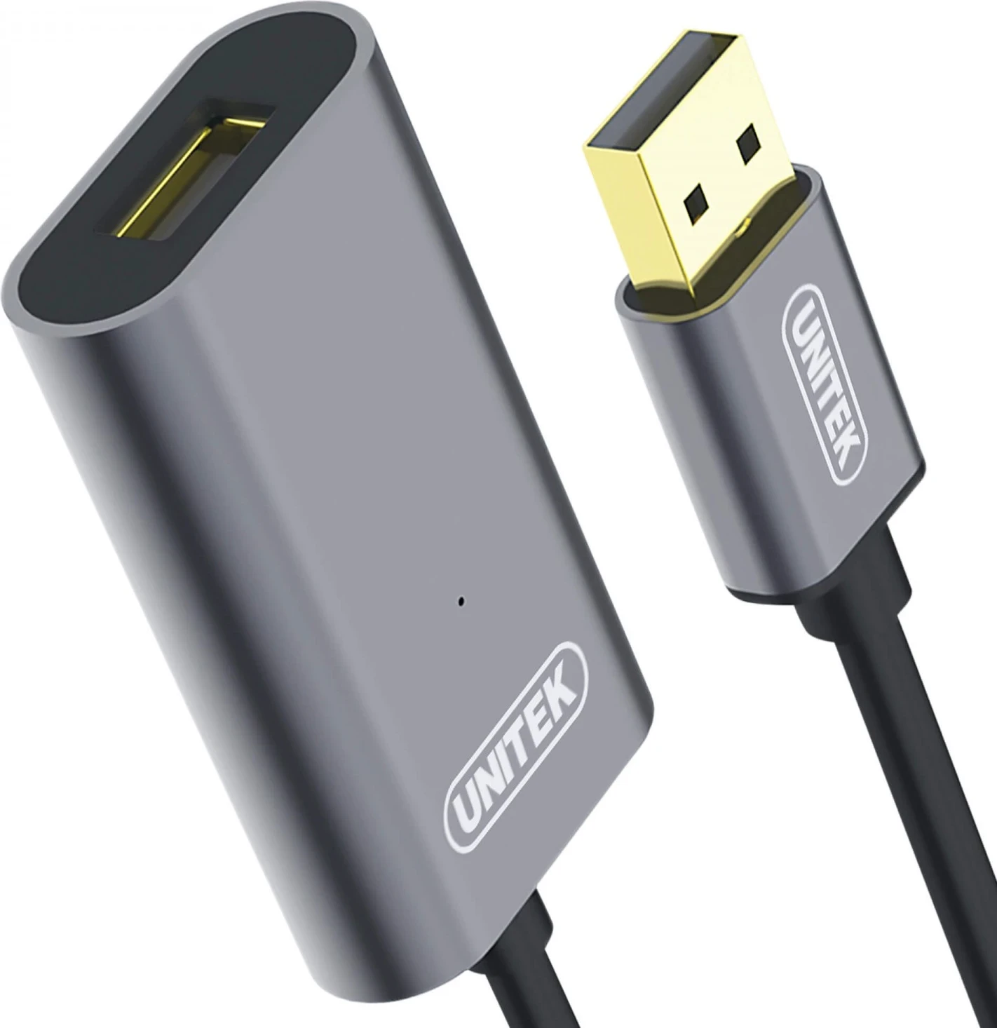 Podaljšek USB, Unitek, črn