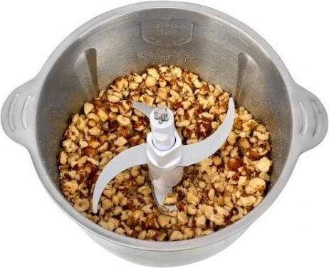 Električni sesekljalnik za sadje, zelenjavo in led HEINRICH'S HMZ 8849, 2 L, 500 W, siv