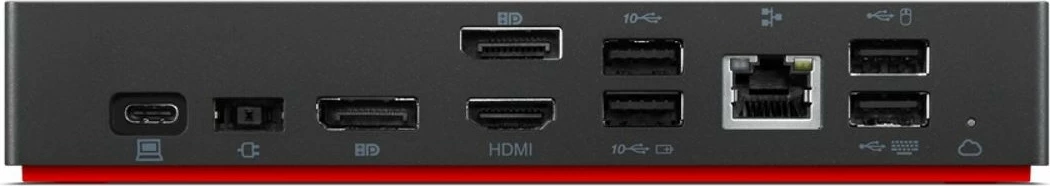 Universalna USB-C Smart docking postaja ThinkPad Lenovo, Thunderbolt 4, 1000 Mbit/s, 4K Ultra HD, črna