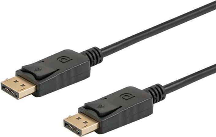 DisplayPort kabel Savio CL-136, 2 m, črn