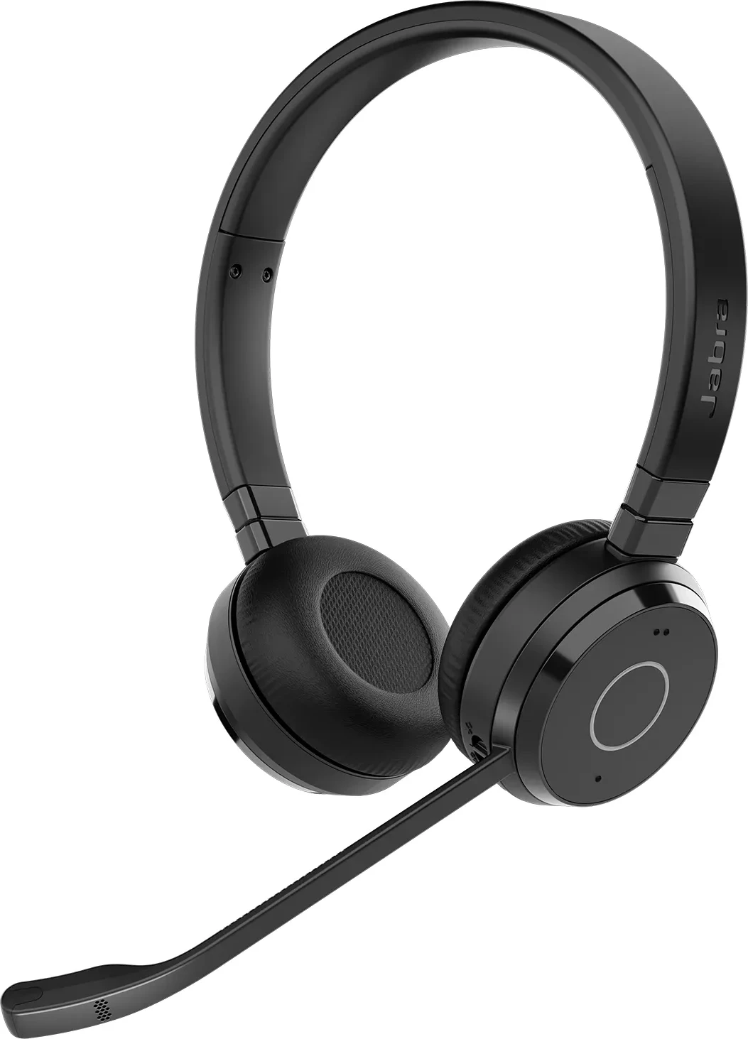 Slušalke za pisarno Jabra Evolve 65 TE, Link390a UC Stereo, z žico in brezžične, 20 - 20000 Hz, črne