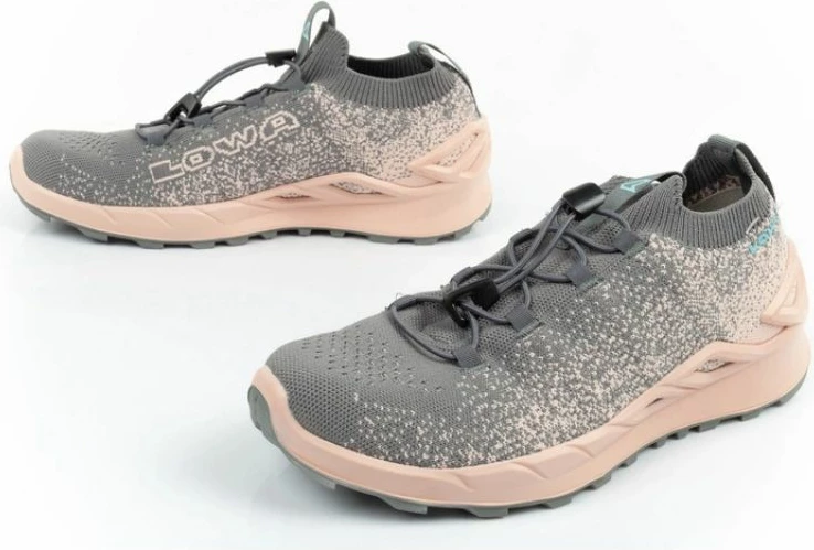 Pohodni čevlji Lowa Fusion Low W 320415 9707, ženski, sive