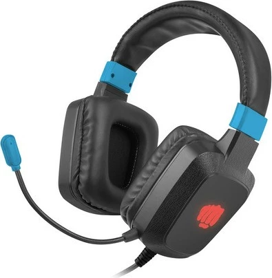 Gaming slušalke z mikrofonom, črne in modre — Fury Raptor NFU-1584