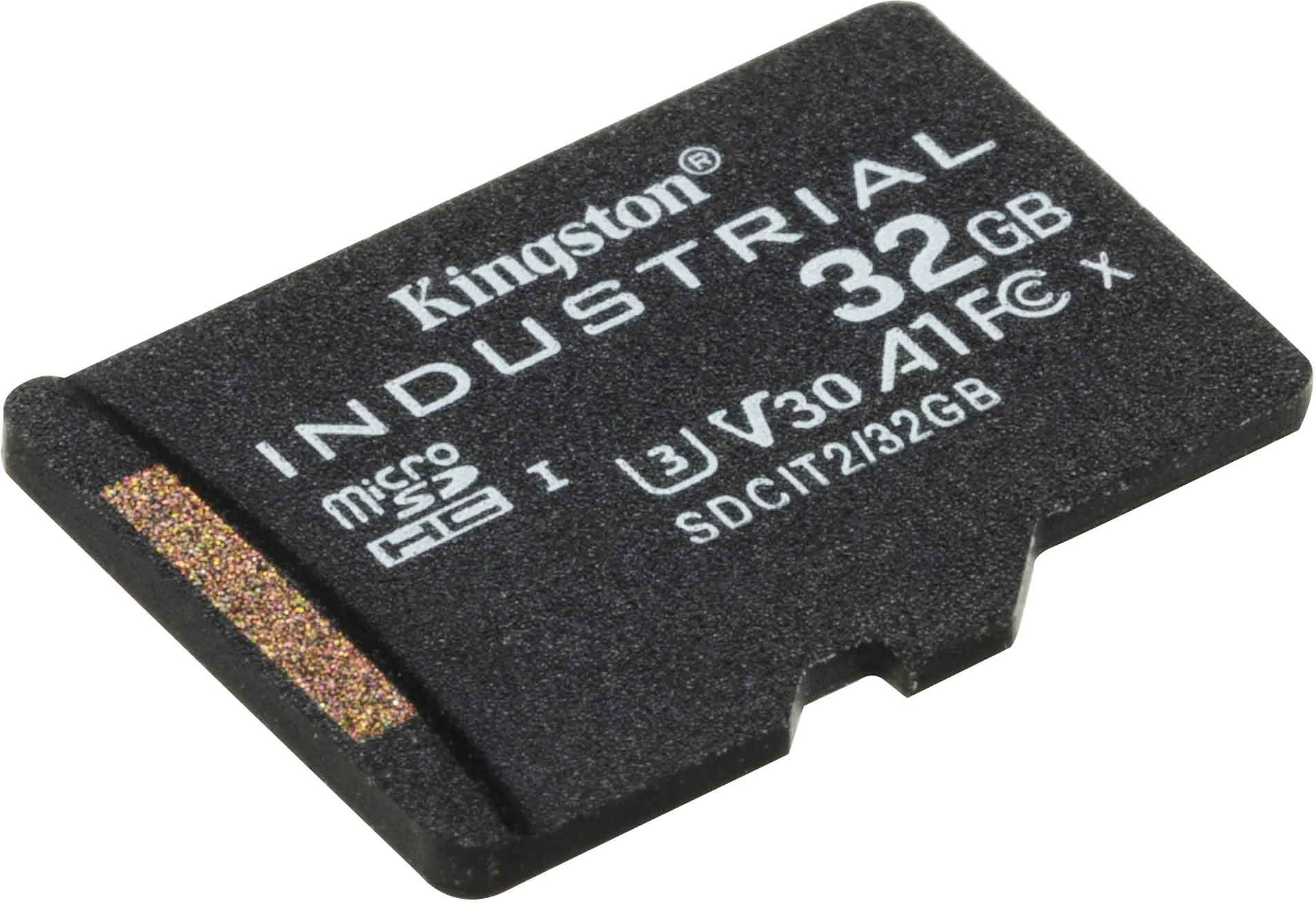 Industrialna microSDHC kartica 32 GB, Class 10, UHS-I, U3, V30, Kingston, črna
