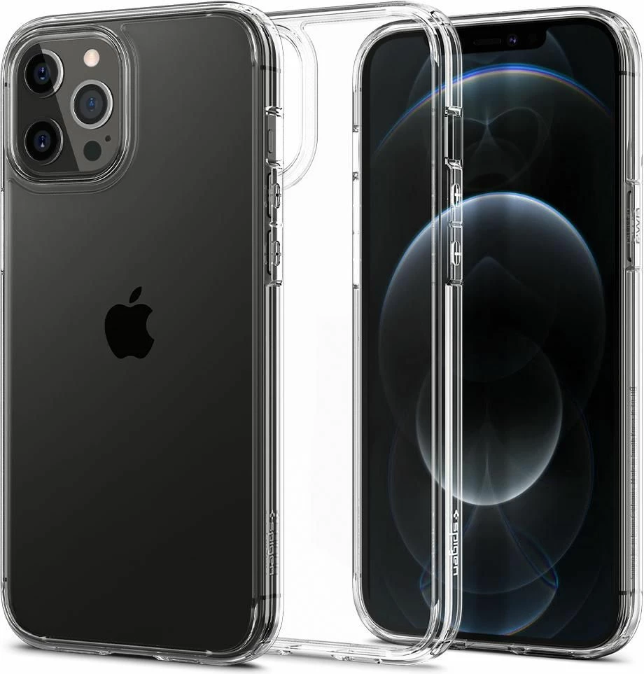 Prozoren ovitek Spigen Ultra Hybrid za iPhone 12 / iPhone 12 Pro