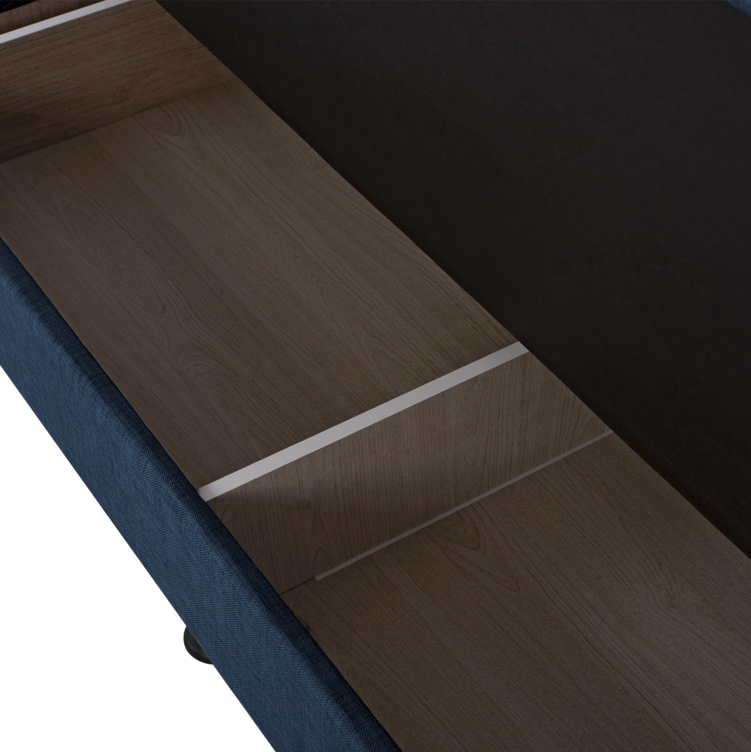 ANDRI FH3239.07, kavč-postelja, 3-sedežna, modra tkanina