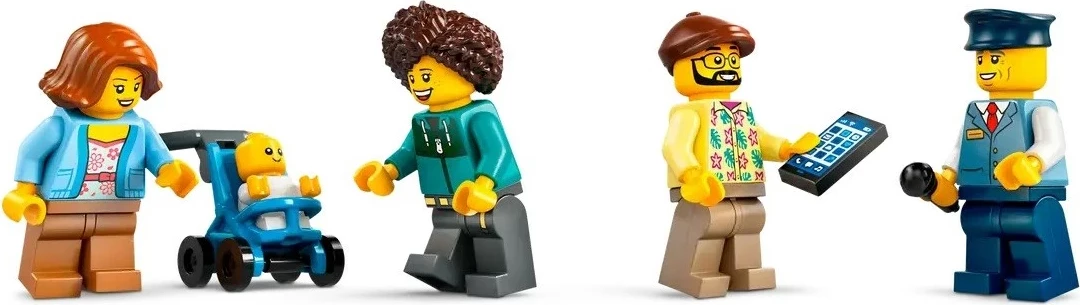 Dvokatni rdeči turistični avtobus LEGO City 60407