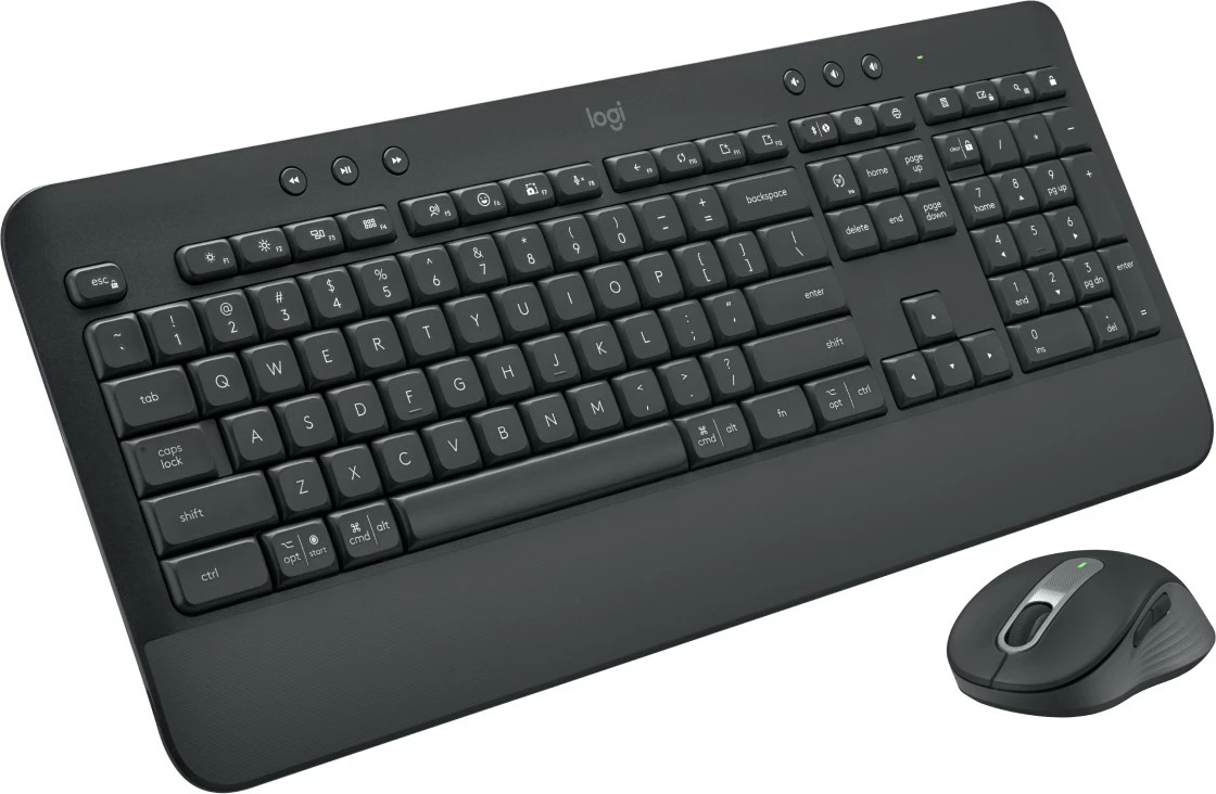 Brezžičen komplet miške in tipkovnice Logitech Signature MK650, Bluetooth, QWERTY, grafit