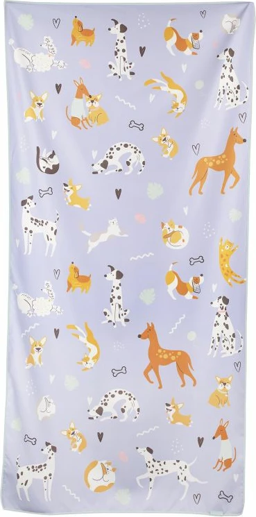 Hiter sušeč brisača za otroke Spokey KIDDY, moder