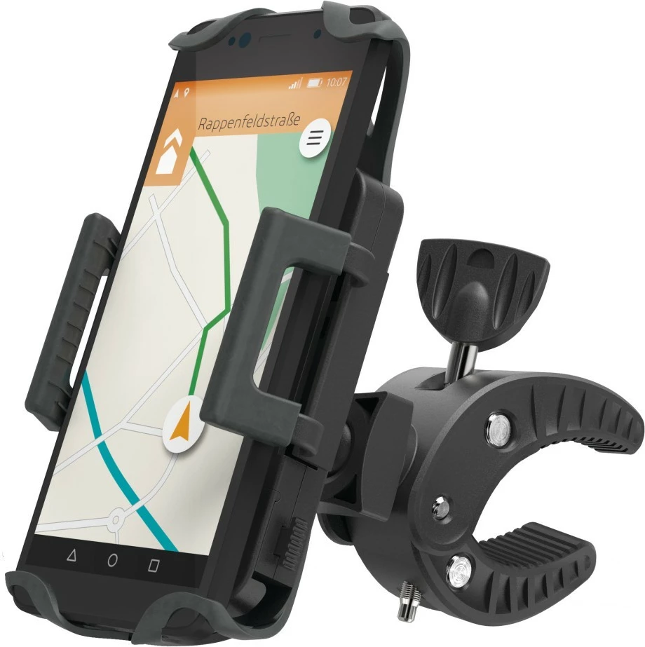 Držalo za telefon za kolo Hama 201514, črno