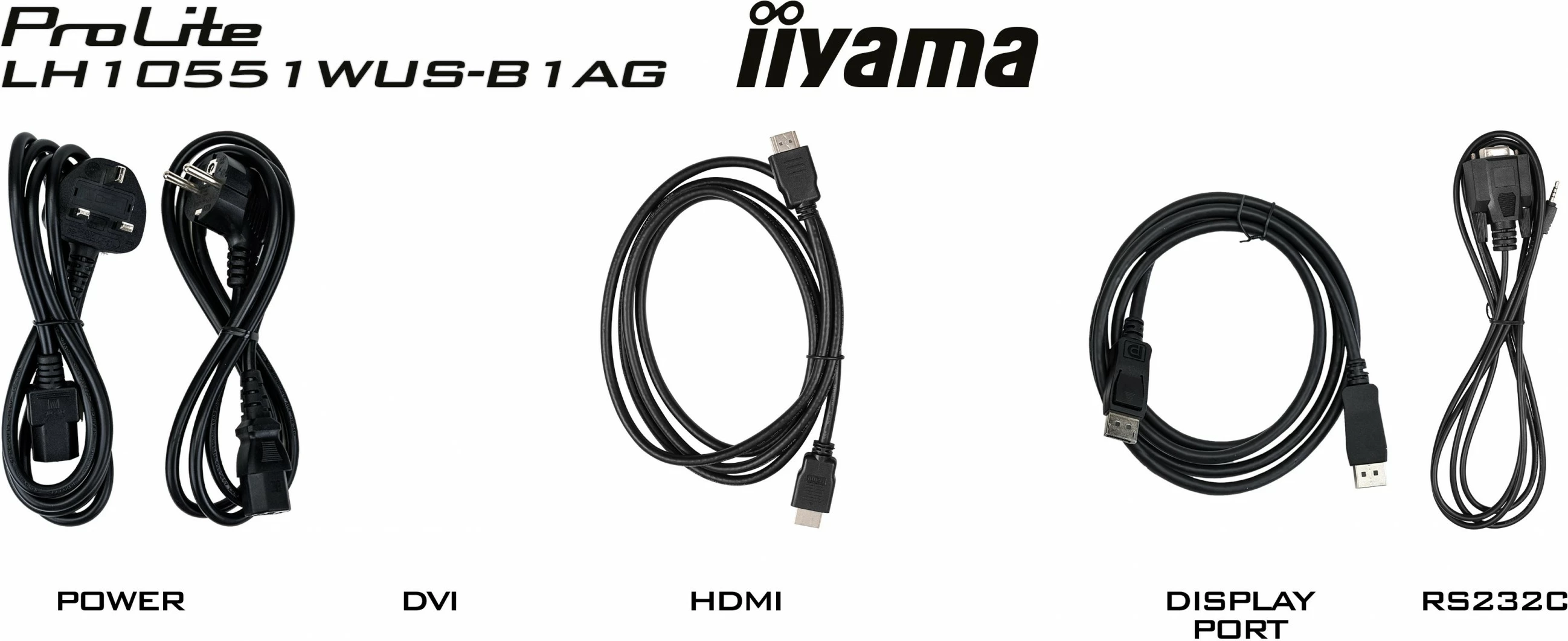 Velik profesionalni zaslon iiyama LH10551UWS-B1AG, 105-palčni, 5K UHD, 21:9 UltraWide, LED