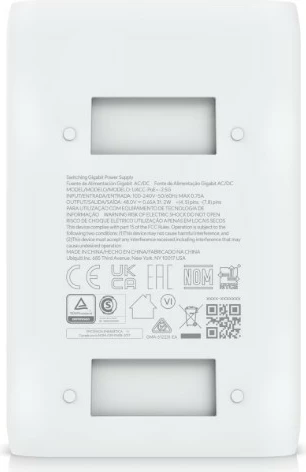 PoE+ adapter UBIQUITI UACC-PoE+-2.5G, 2.5G Gigabit, 48 V, bel