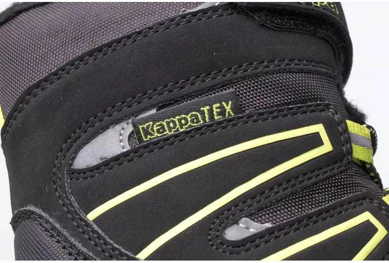 Zimske otroške čevlje Kappa, črni