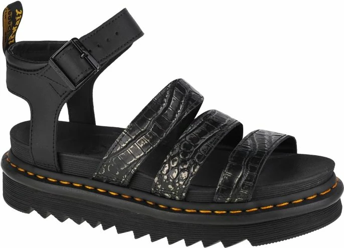 Sandali Dr. Martens za ženske, črni