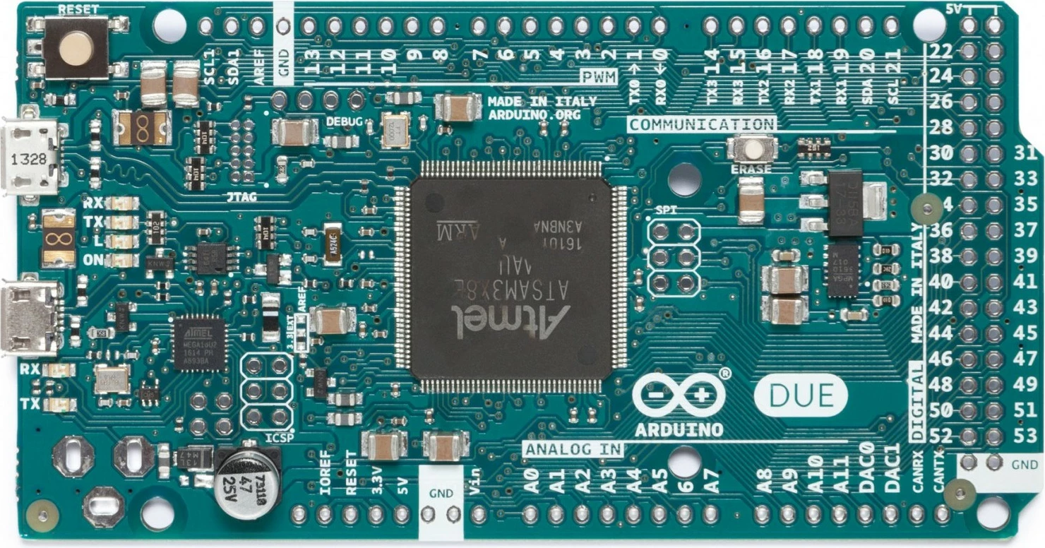 Matična plošča Arduino Due, 84 MHz, 0,512 MB, 96 KB, 3,3 V
