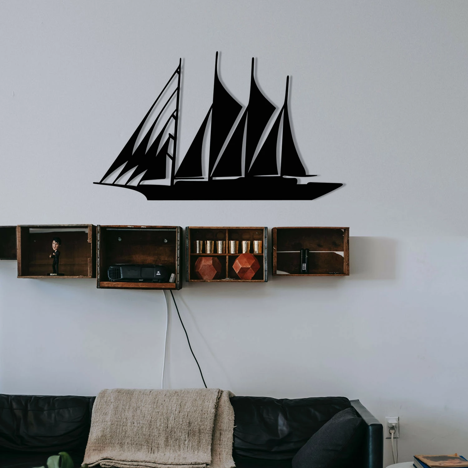Kovinski stenski dekor, Wallity, Sail