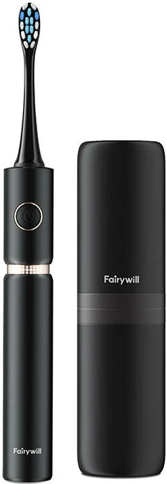Sončna zobna ščetka FairyWill FW-P11, 8 glavic, s škatlo, črna