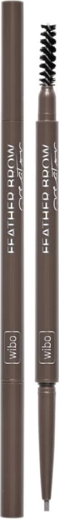 Svinčnik za obrvi Feather Brow Creator, Wibo, Soft Brown, za ženske, 1 kos