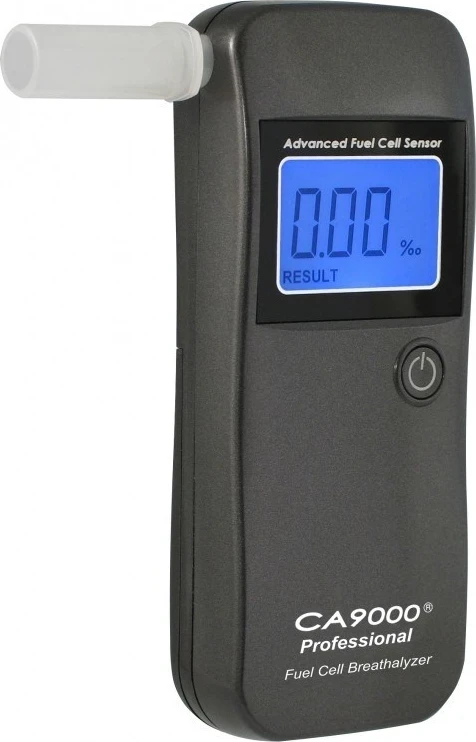 Elektrokemični alkotester Bacscan CA 9000, 0–4%, črn