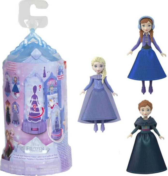 Set igrač z majhno lutko in mini ledenim dvorcem, Frozen Mattel JCR90, za deklice