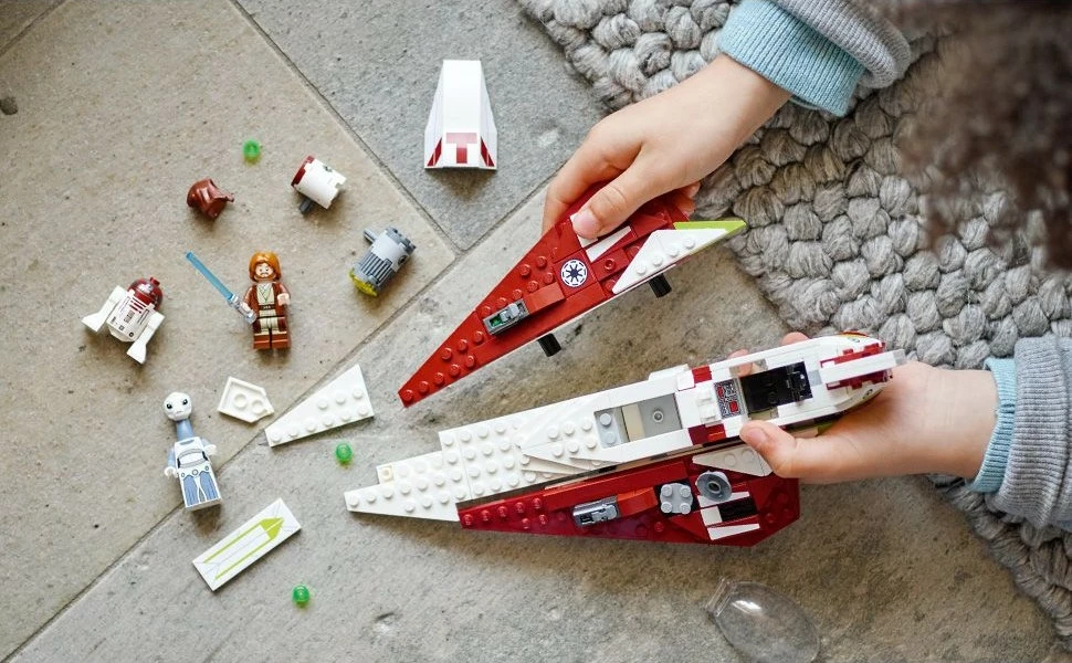 Model Jedi Starfighter, LEGO Star Wars Obi-Wan Kenobi, 282 kosov