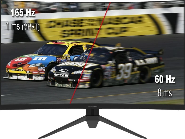 27" Quad HD LED monitor LC-Power LC-M27-QHD-165-C, 1 ms, črn