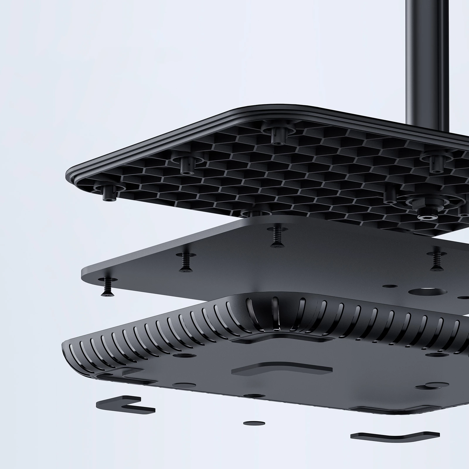 Teleskopski stalak za mizo Acefast E4 za telefon in tablico, 135–230 mm, 360°, črn