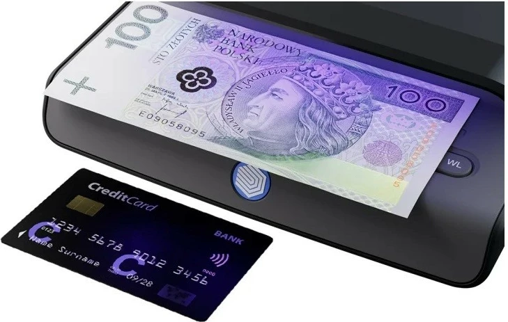 UV tester za bankovce Safescan 55 LED, črn