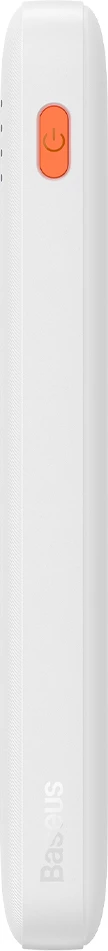 Prenosni polnilnik 10000 mAh 20W z USB-A na USB-C kablom, Baseus Airpow, bel