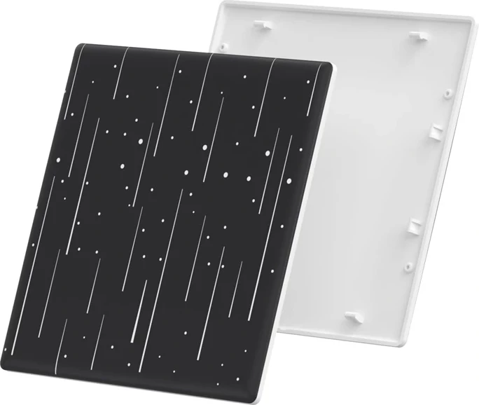 Dekorativni pokrov za pametno stikalo Sonoff T5-1C-86-star, plastika, Star